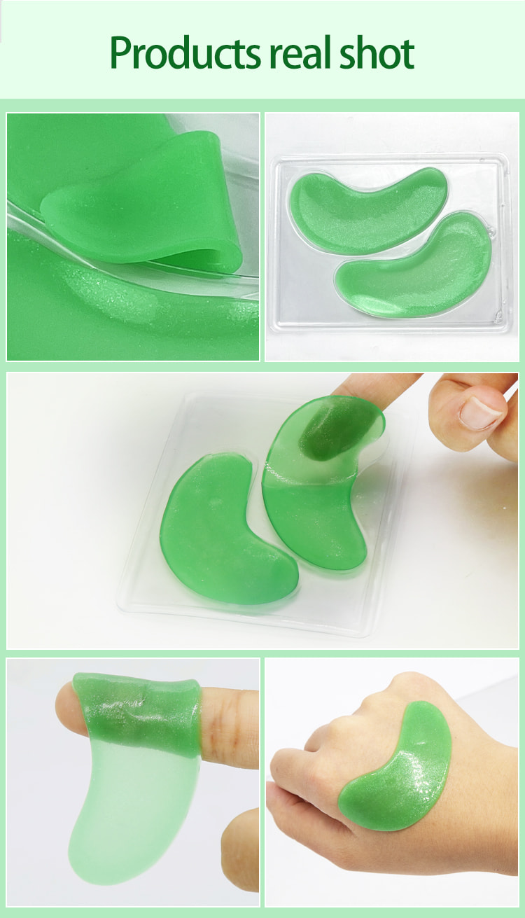 Maschera per gli occhi al collagene di aloe vera