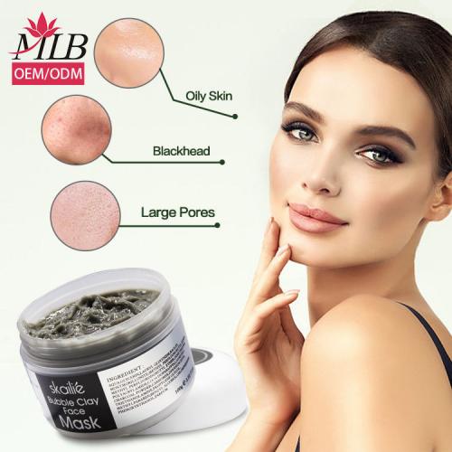 maschera di argilla a bolle di carbone di bambù