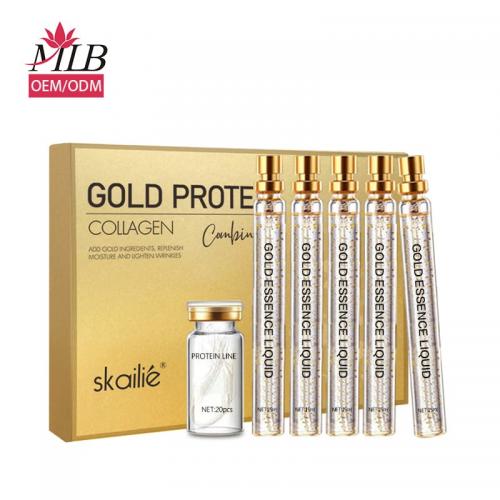 Linea di proteine ​​del collagene d'oro