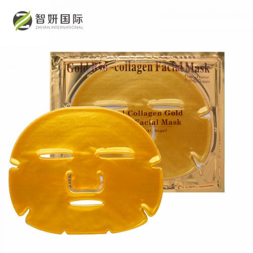 Maschera facciale al bio collagene in oro 24k
