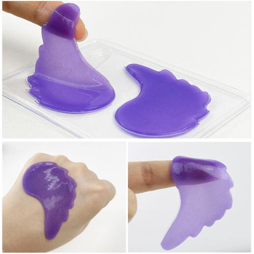 Maschera per gli occhi in cristallo lavanda a forma di ali di Skailie