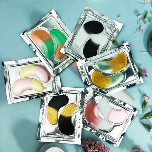 Maschera per gli occhi al collagene a doppio colore Skailie